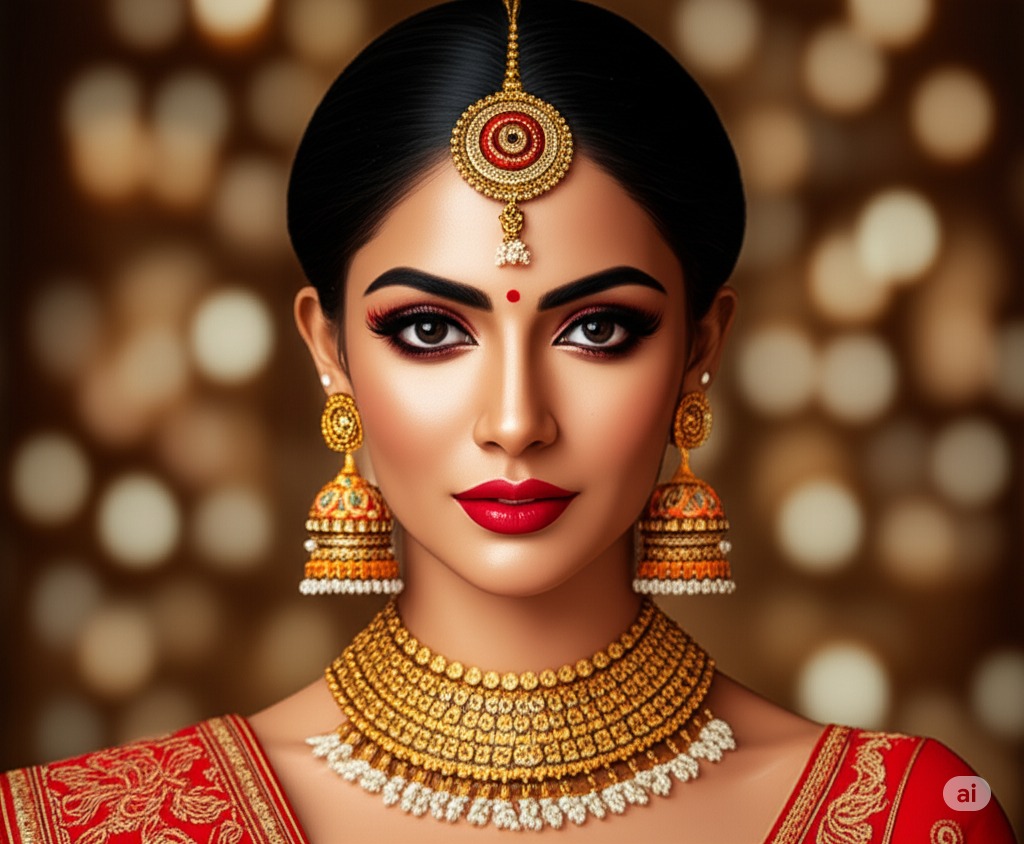 HD Makeup Look Indian